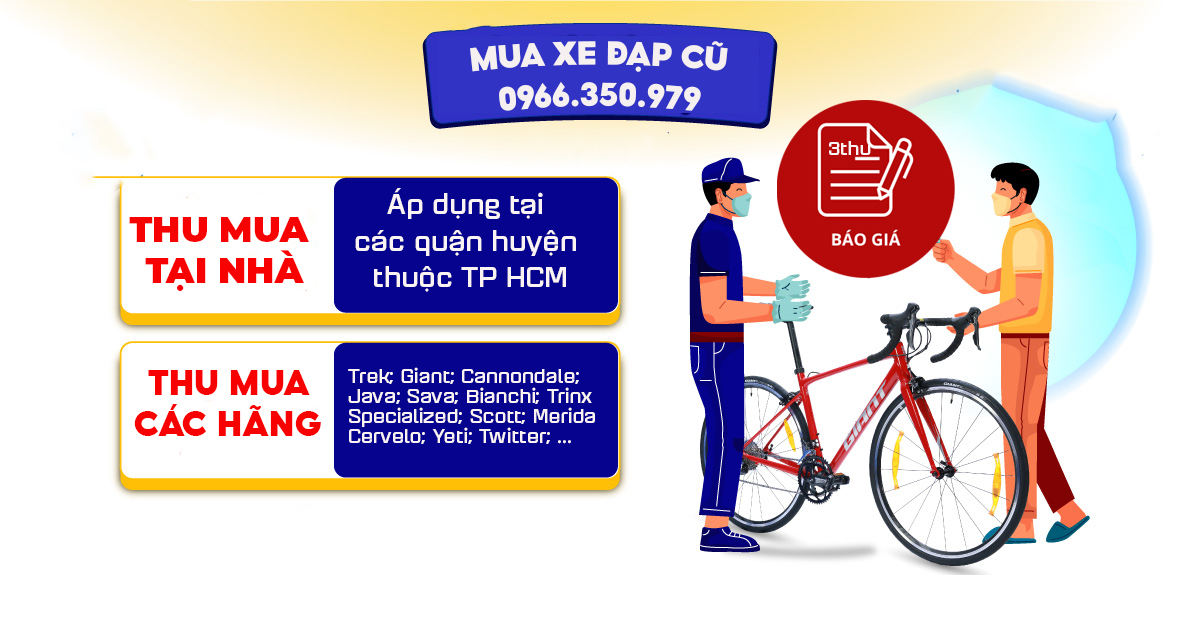 Thu mua xe đạp cũ, thu xe đạp cao cấp các loại tại nhà