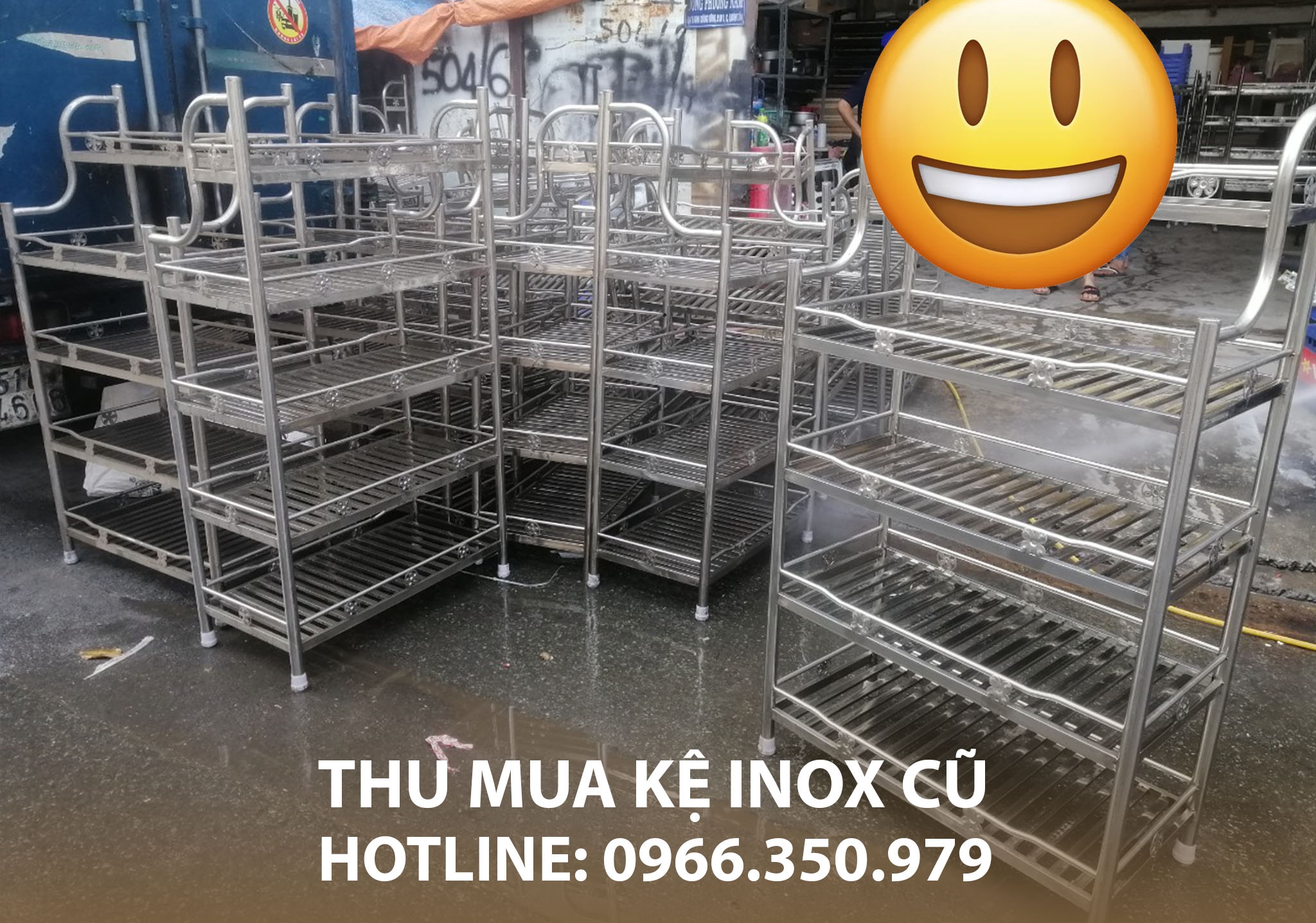 Thu mua kệ inox, thu mua giá cao tại tphcm