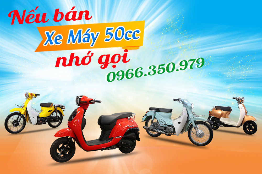 Tại sao bán xe máy 50cc, Thu mua xe máy 50cc cũ hỏng