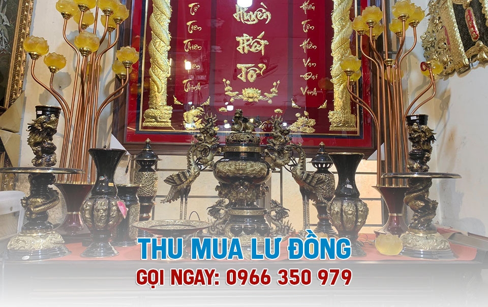 Thu mua lư đồng, đỉnh đồng, đồ đồng cũ tại tphcm