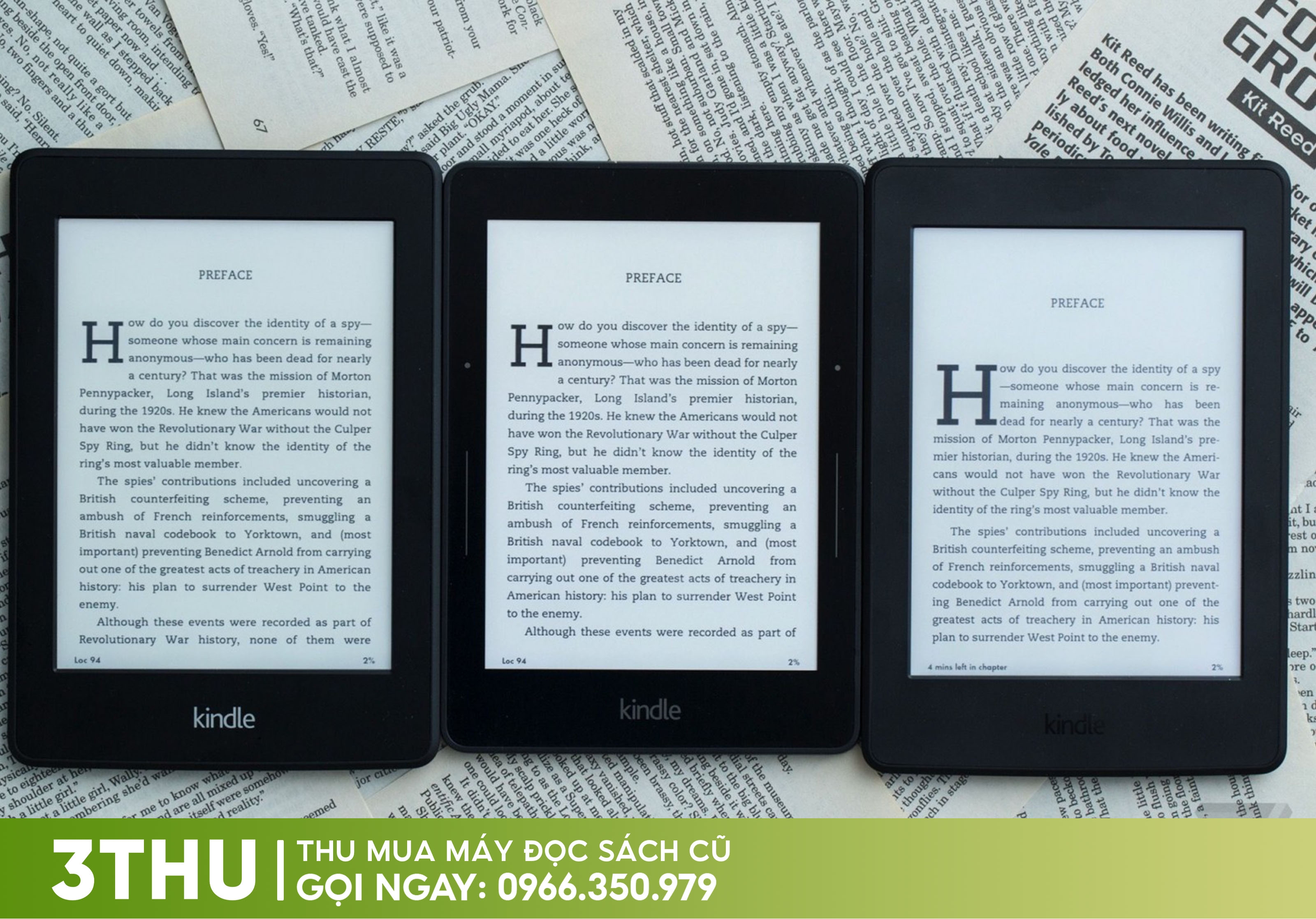 Thu mua máy đọc sách Kindle