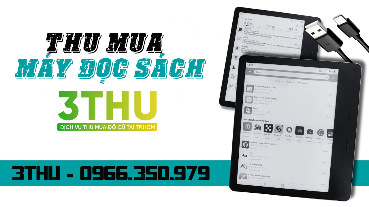 Thu mua máy đọc sách cũ