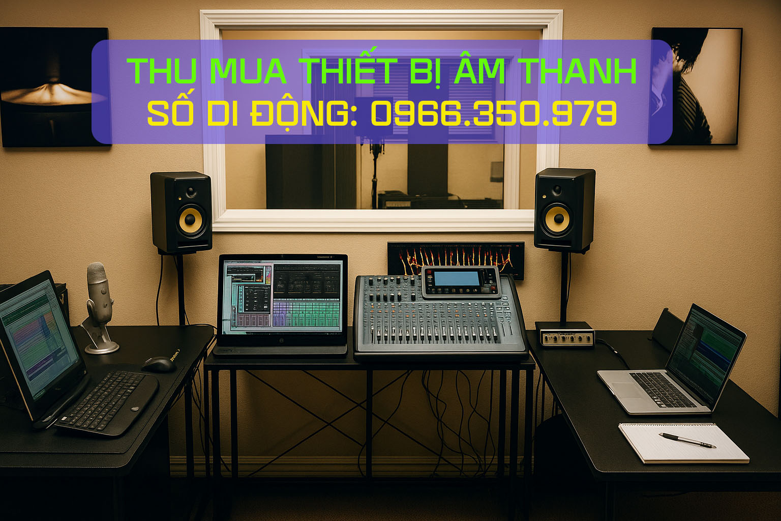 Thu mua thiết bị thu âm, bàn DJ, Mixer, Soundcard DJ, Đàn