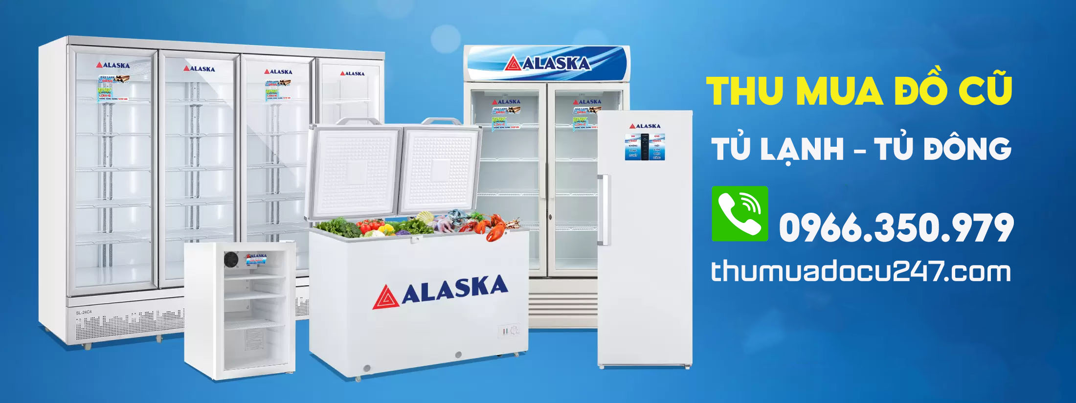 Thu mua tủ đông, tủ lạnh, tủ mát