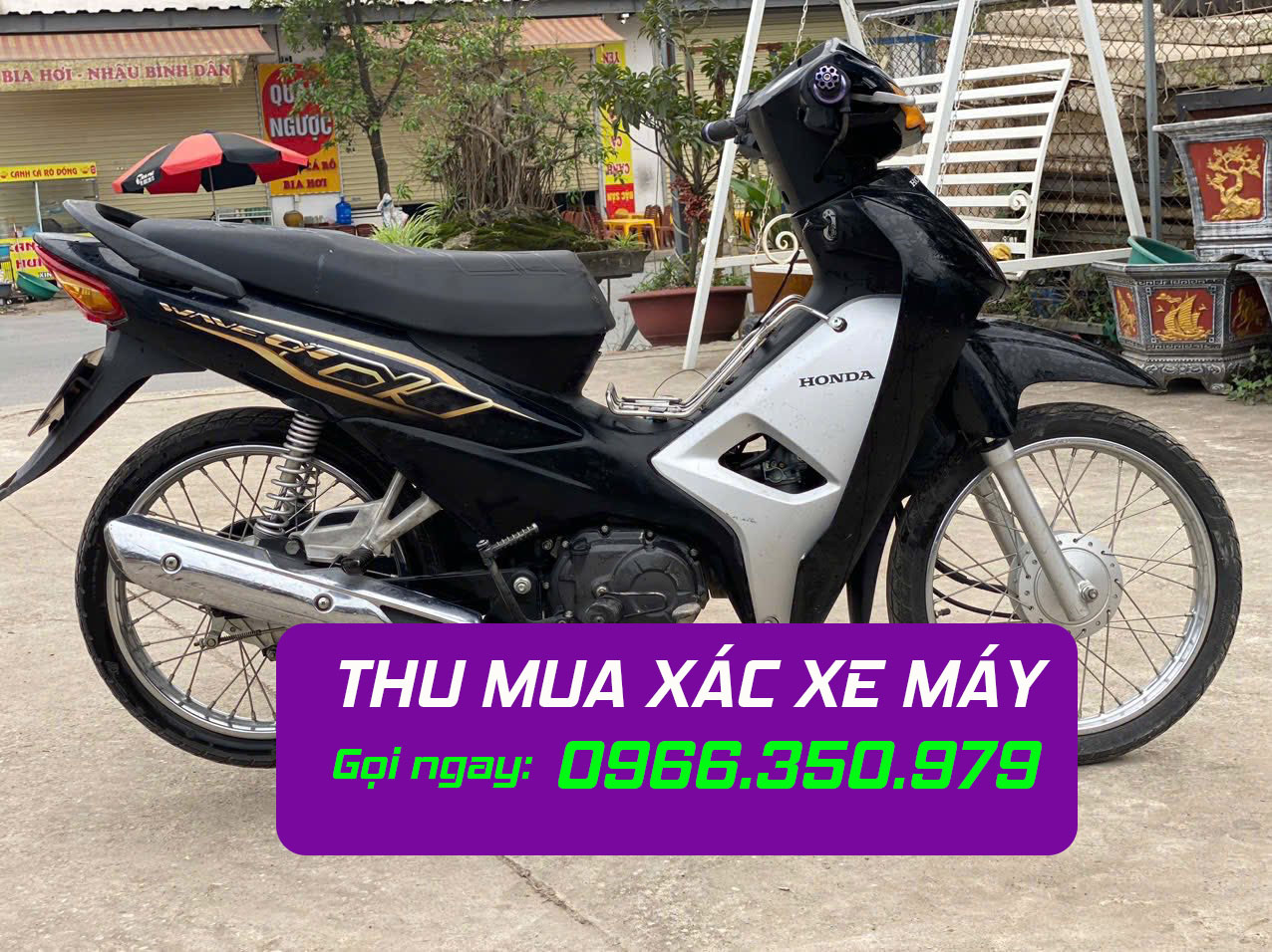 Thu mua xác xe máy cũ