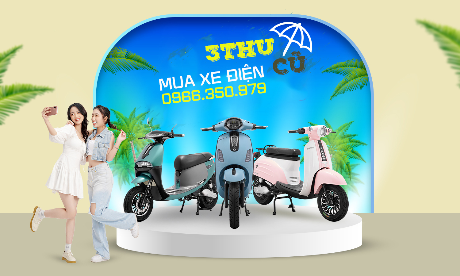 Thu mua xe điện cũ hỏng, xe điện hư bình tại HCM