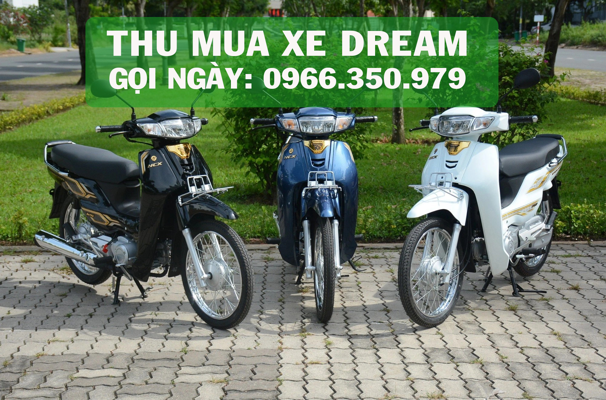 Thu mua xe máy Dream cũ hỏng, thu giá cao