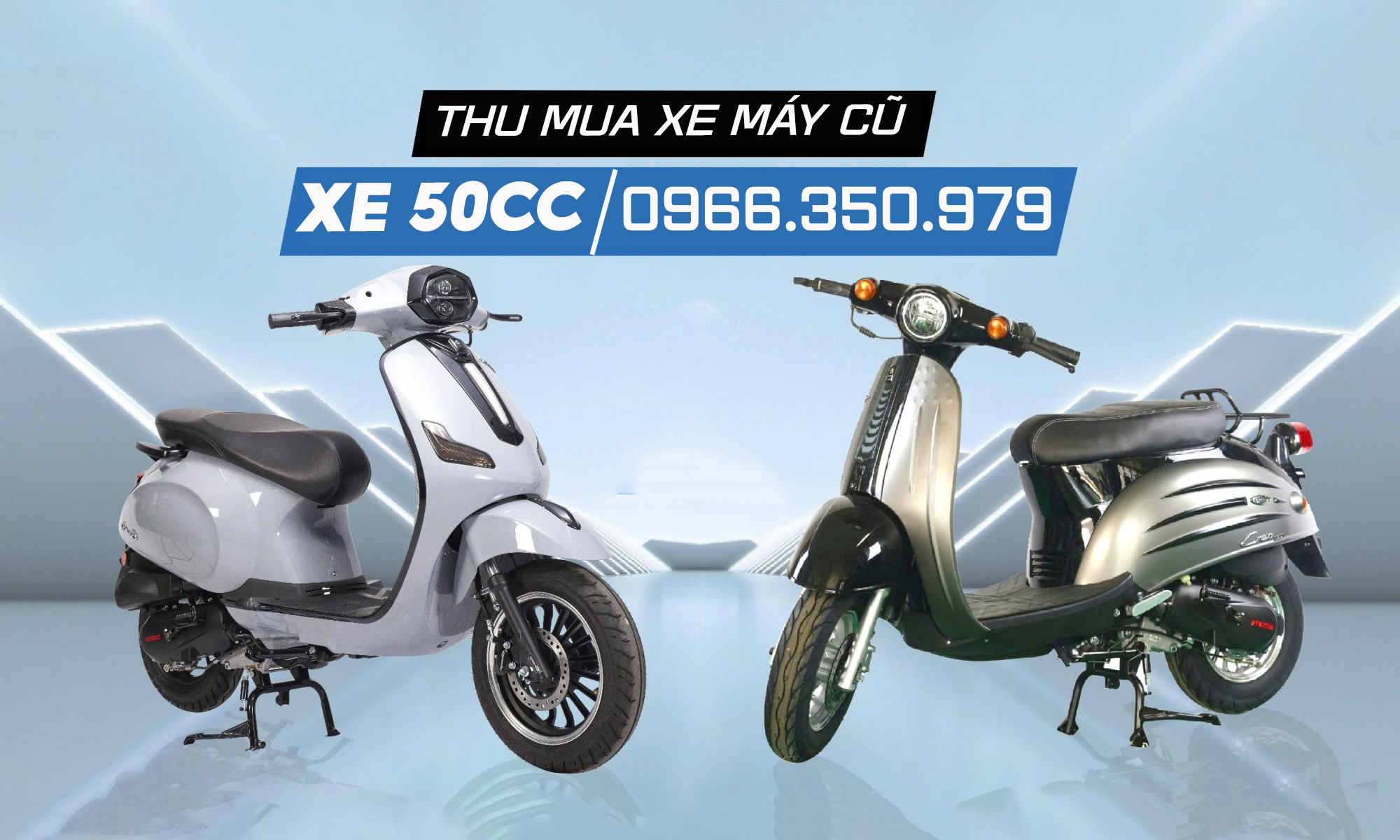 Thu mua xe máy 50cc cũ hỏng, thu tại nhà