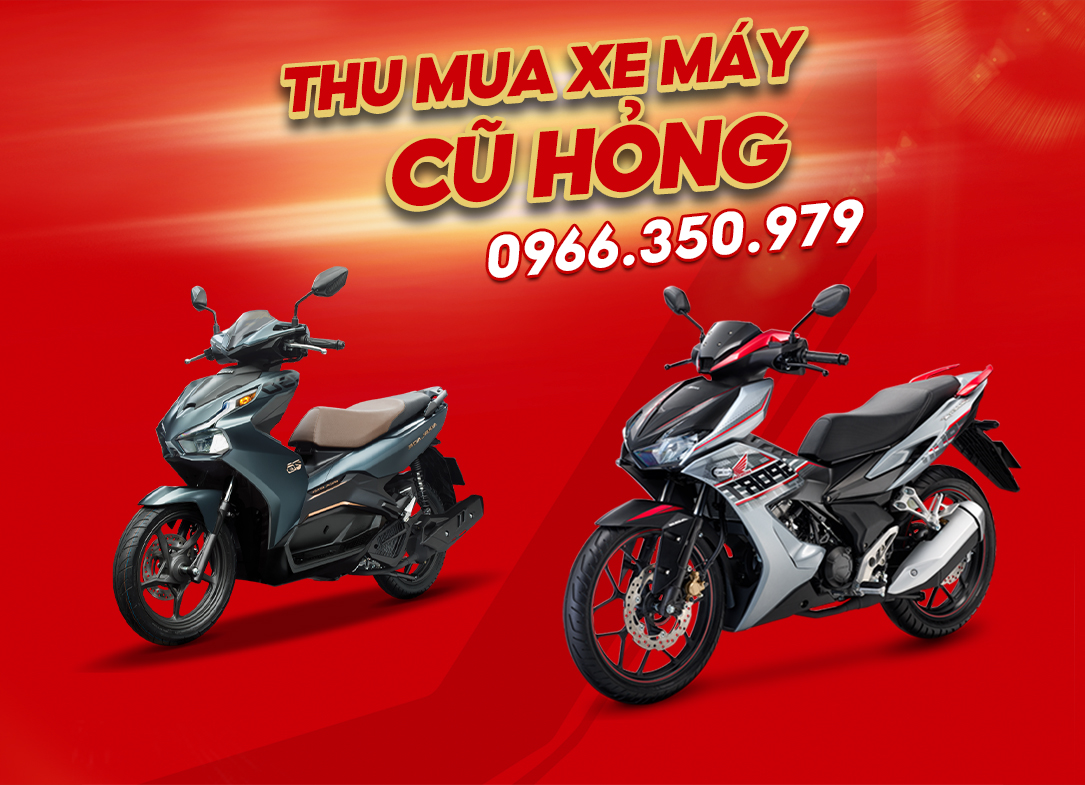 Thu mua xe máy cũ hỏng