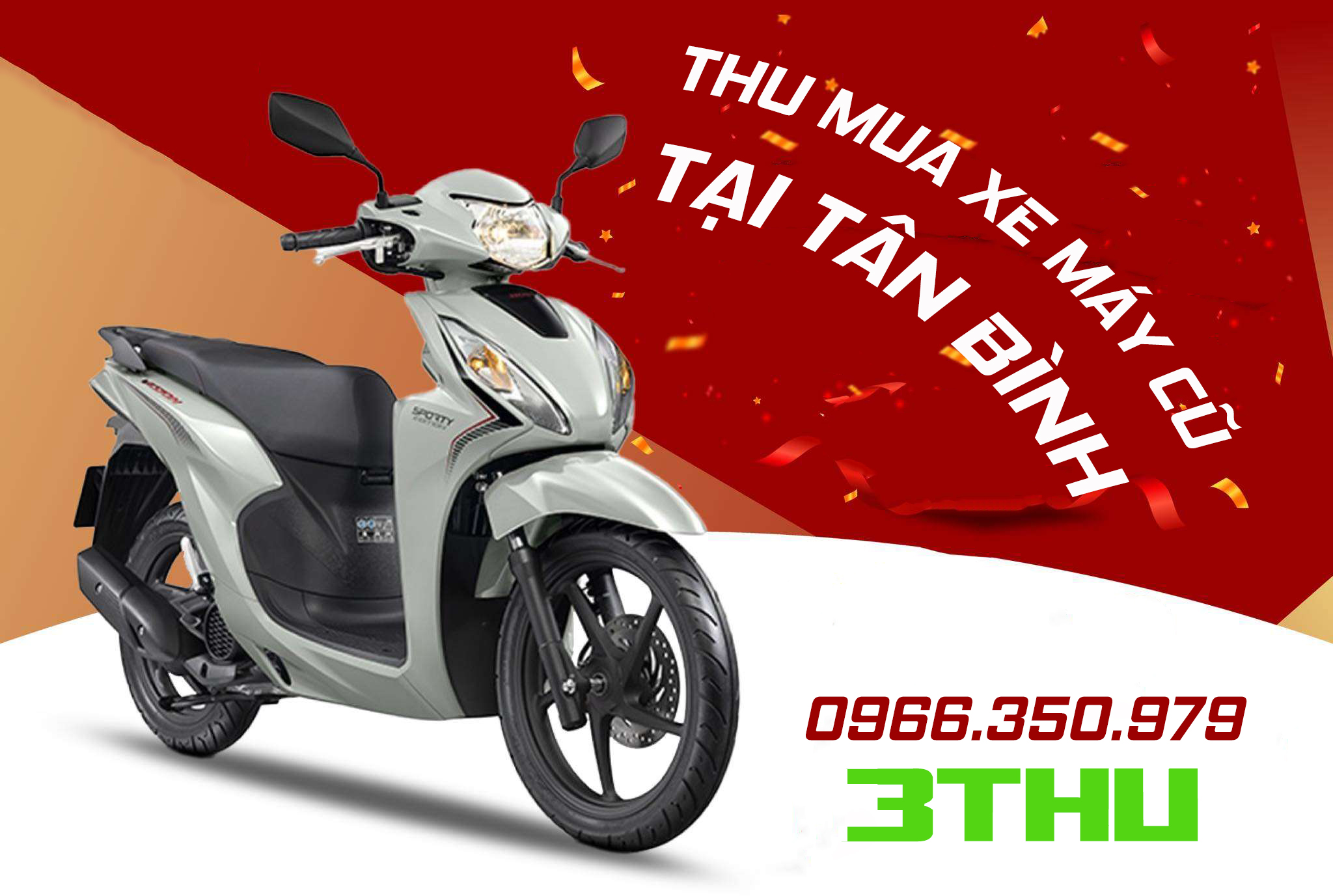 Thu mua xe máy cũ hỏng tại Tân Bình